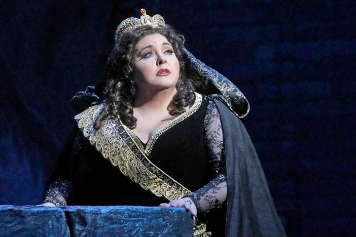 See Rossini’s masterpiece with Angela Meade as the Queen of Babylon and Elizabeth DeShong.