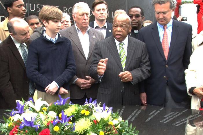 John Lewis uses the tools of civil disobedience and direct action.