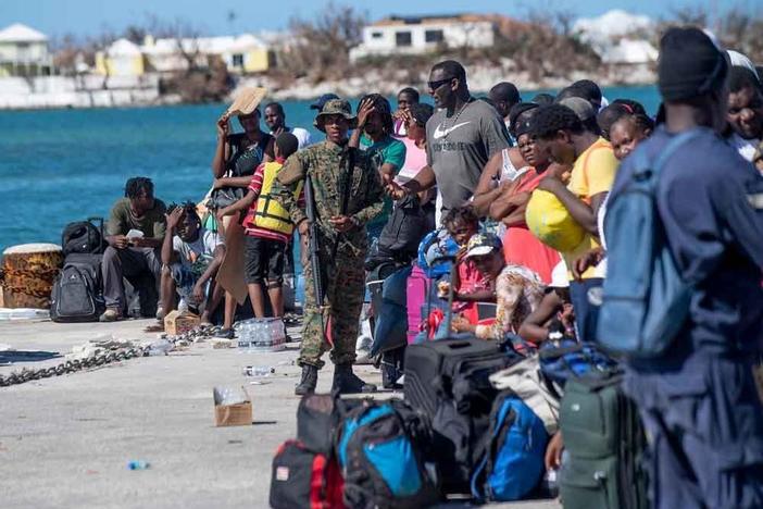 On Abaco and Grand Bahama, the best option for many residents is to leave