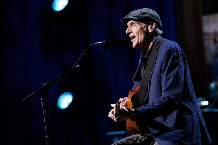 James Taylor performs "California" at the 2023 Gershwin Prize for Joni Mitchell.
