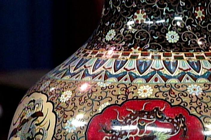 Appraisal: Japanese Cloisonné Palace Vase, from Vintage Houston.