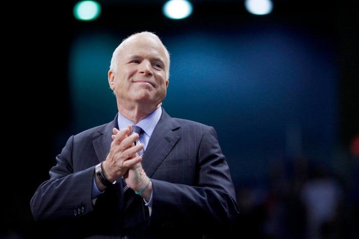 Leaders from both parties spoke fondly of their colleague, Sen. John McCain.