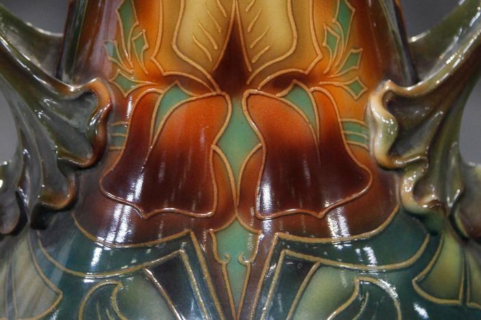 Appraisal: Royal Bonn Art Nouveau Vase, ca. 1900, from Des Moines Hour 1