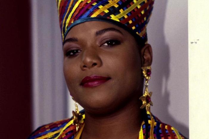 Queen Latifah emerges as a Hip Hop pioneer with her release of 'Ladies First.'