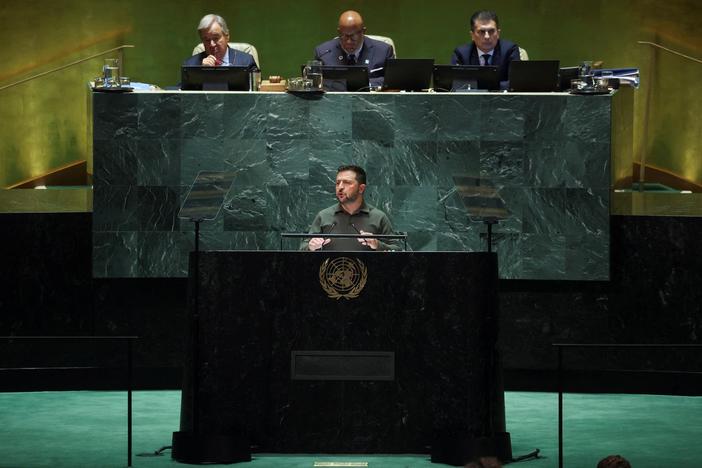 Zelenskyy addresses UN in push to expand support for Ukraine