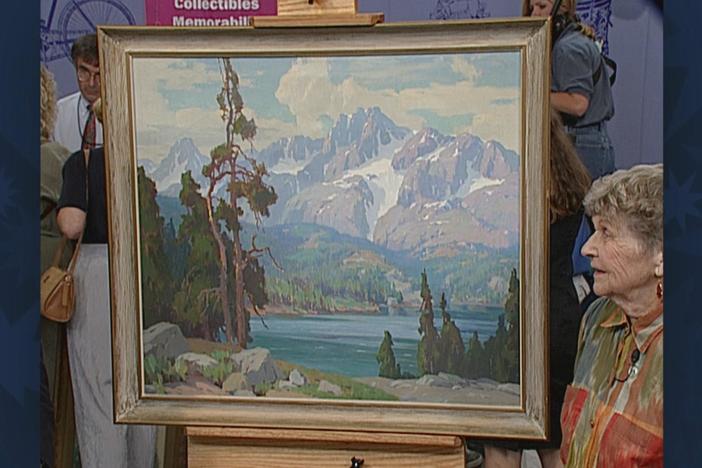 Appraisal: Marion Kavanaugh Wachtel Oil, from Vintage Sacramento.