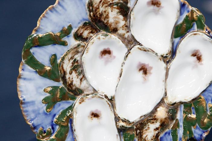 Appraisal: Presidential Oyster Plates, ca. 1880, from Corpus Christi Hour 3.