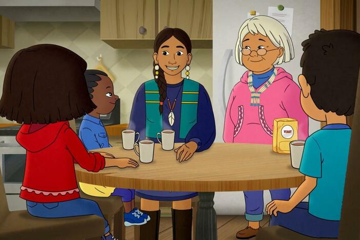 Gertie shares what foods the Wampanoag really ate at the first Thanksgiving.