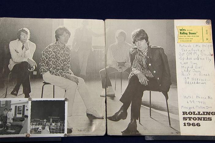 Appraisal: Rolling Stones Ticket & Photographs, from Indianapolis Hour 3.