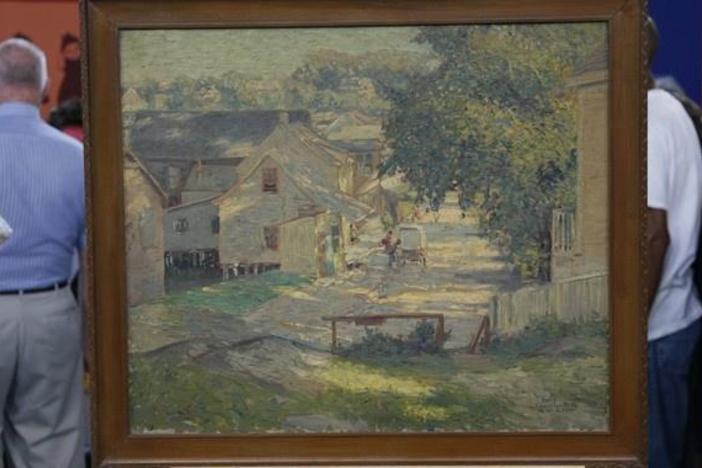 Appraisal: George W. Sotter Oil Painting