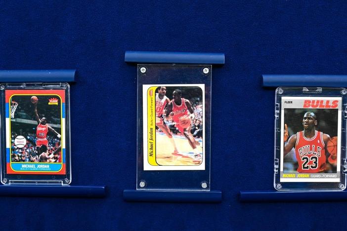 Appraisal: 1986 - 1987 Michael Jordan Basketball Cards & Sticker