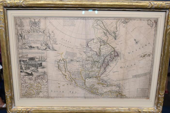 Appraisal: Herman Moll Map of North America, ca. 1715
