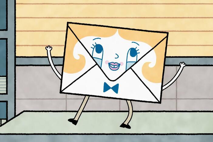 Watt and Windy learn about the post office with Carry the mail truck.