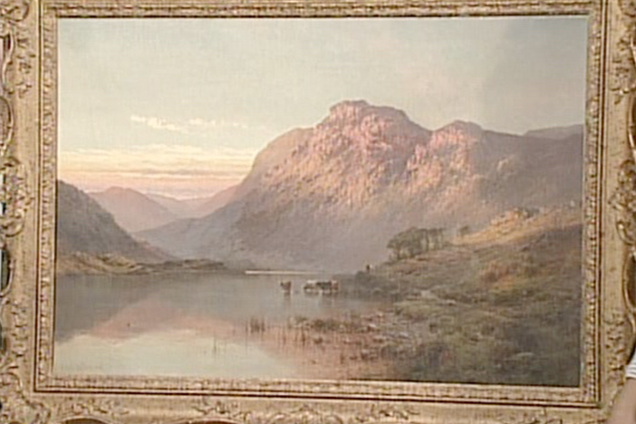 Appraisal: Alfred de Bréanski Sr. Painting, ca. 1900, from Vintage Austin.