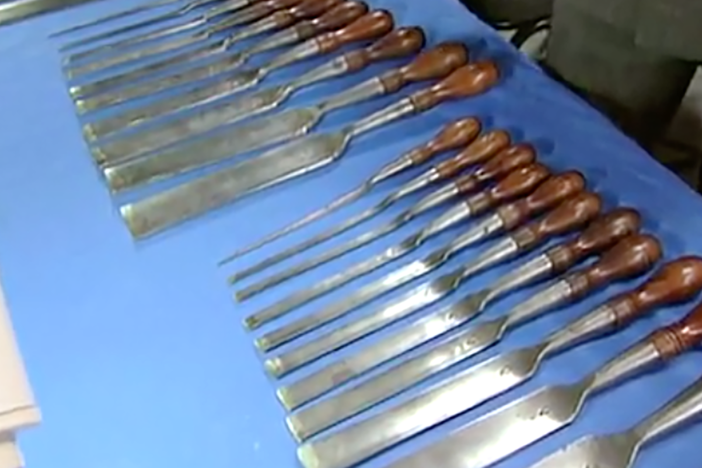Appraisal: D.R. Barton Chisel & Gouge Sets, ca. 1880, in Vintage Omaha.