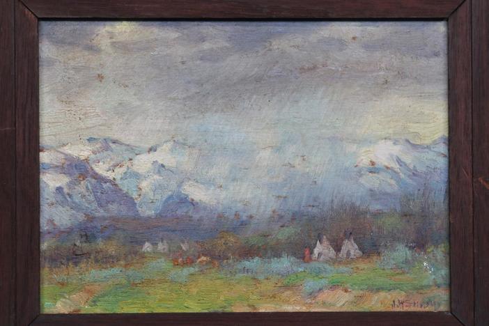 Appraisal: Early 20th-Century Joseph Henry Sharp Oil, from Our 50 States Hour 2.