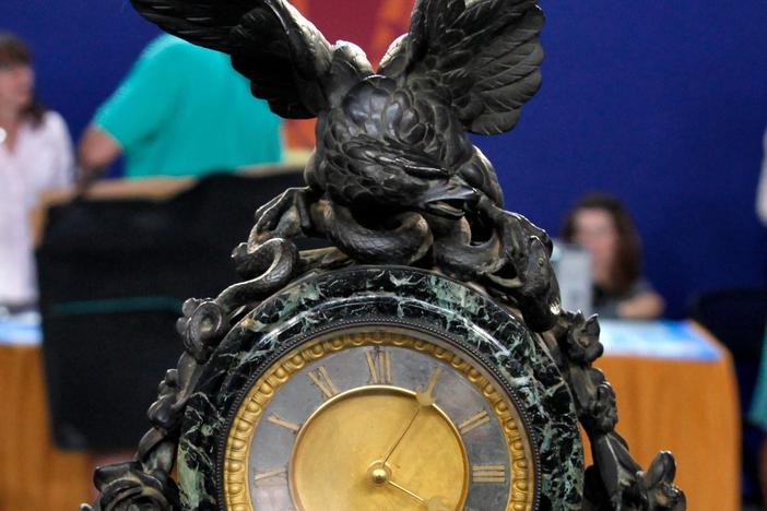 Appraisal: French Figural Clock, ca. 1880, from Myrtle Beach Hour 3.