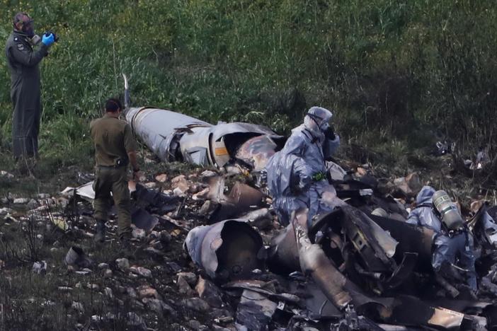 Israel strikes Syria after downing Iranian drone