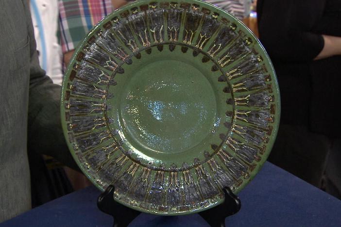 Appraisal: Anton Lang Rookwood Plate, ca. 1920, from Junk in the Trunk 5, Hour 2.