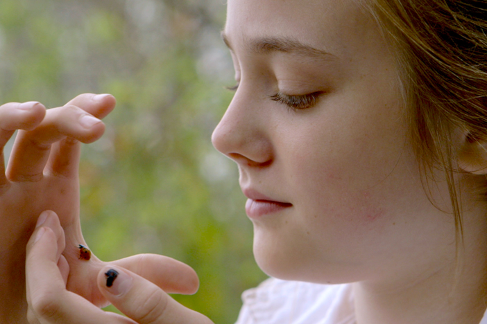 A young girl on the brink of adolescence makes a discovery at the corner store.