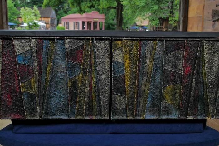 Appraisal: 1968 Paul Evans Wall-hanging Cabinet