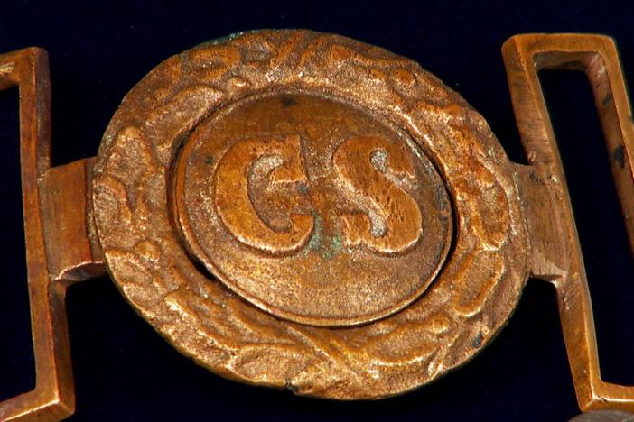 Appraisal: Confederate "Richmond-style" Belt Buckle , from Charleston, SC Hr 1.