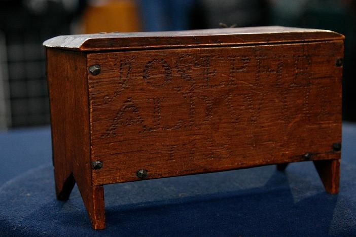 Appraisal: 1723 American Miniature Blanket Chest