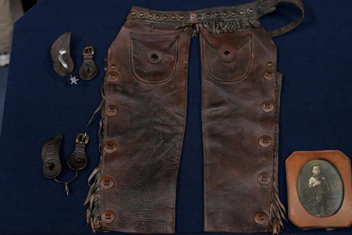 Appraisal: Child's Chaps & Bianchi Spurs, ca. 1910