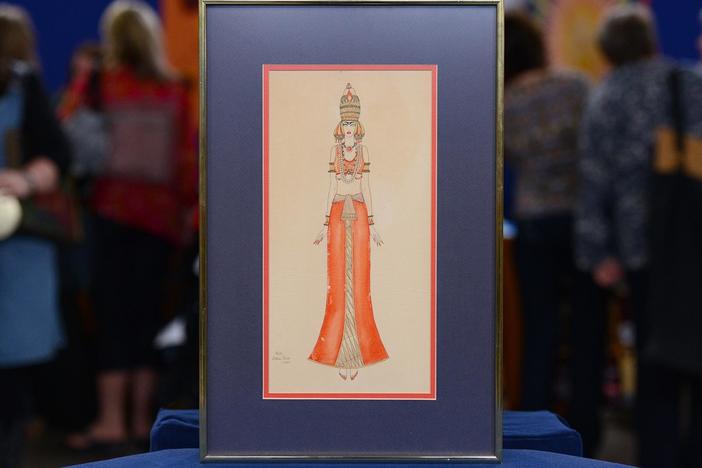 Appraisal: 1925 Tom Lea "Rati" Painting, from Austin, Hour 2.