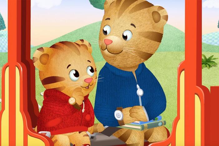 Daniel needs to be calm when he is riding on Trolley.  