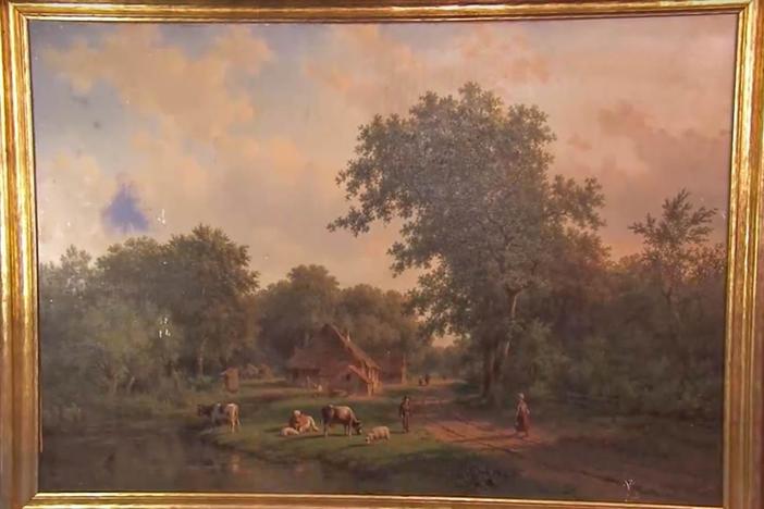 Appraisal: 1867 Wilhelm Velten Landscape Oil