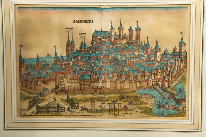 Appraisal: 1493 Hartmann Schedel Nuremberga Woodblock Print