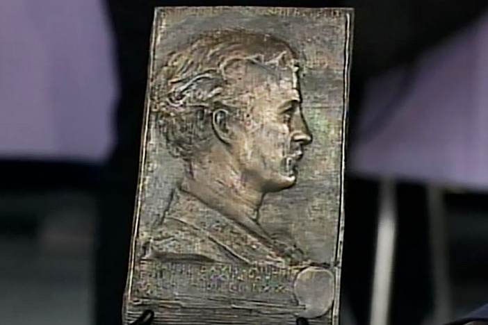 Appraisal: 1879 Augustus St. Gaudens Relief Plaque, in Vintage Portland.
