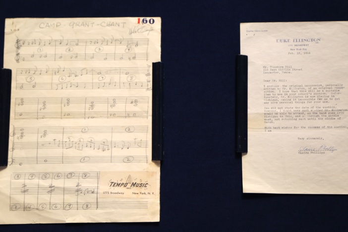 Appraisal: 1944 Duke Ellington Manuscript with Letter