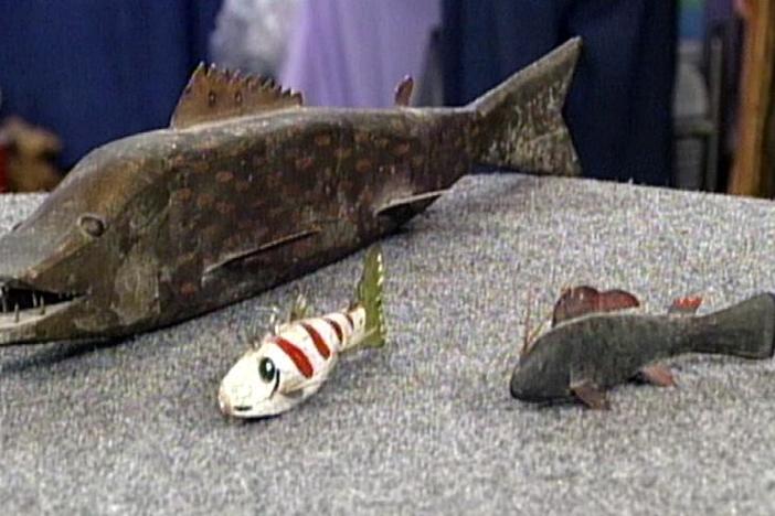 Appraisal: Folk Art Fish Decoys, ca. 1930, from Vintage Rochester.