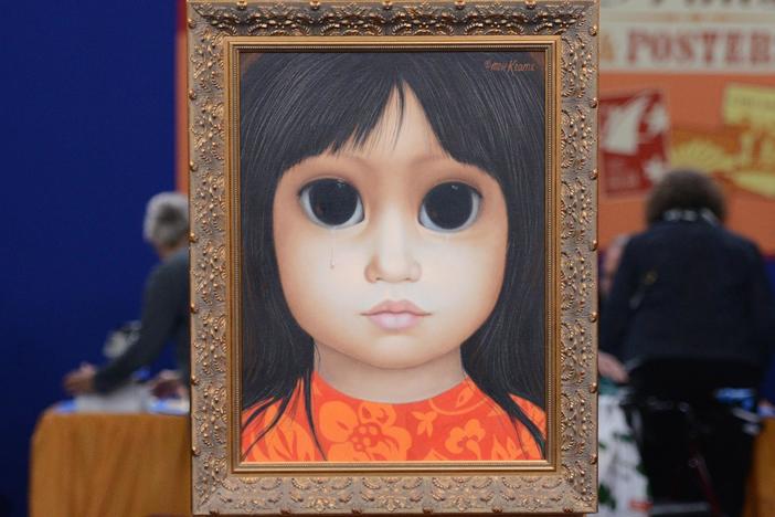 Appraisal: Margaret Keane Painting, ca. 1965, from Santa Clara, Hour 1.