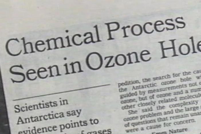 That time when NOVA reported on the first sign of the ozone hole's depletion...in 1986