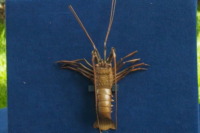 Appraisal: Japanese Copper Spiny Lobster, ca. 1900