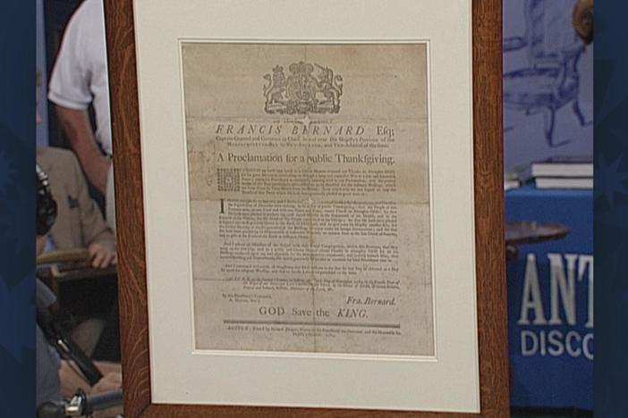 Appraisal: 1763 Thanksgiving Broadside, from Vintage Charleston.