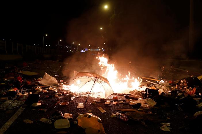 In Hong Kong, public outrage toward police rises as violence spreads