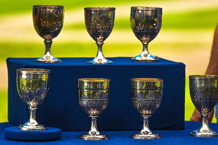 Appraisal: Georgian Silver Goblet Collection, ca. 1810