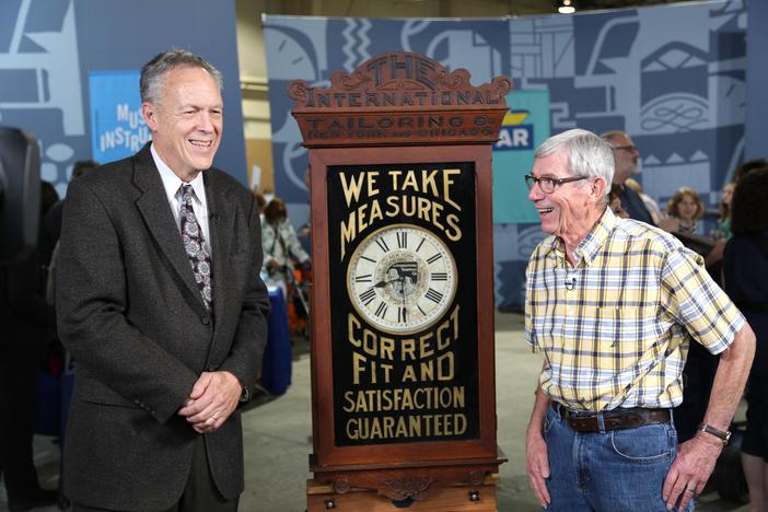Appraisal: New Haven Clock Co. Advertising Clock, ca. 1900, from Junk in the Trunk 8.