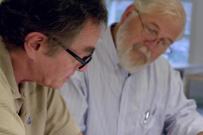 Paul visits the UNH library to search for any clues to the current whereabouts of Wayne.