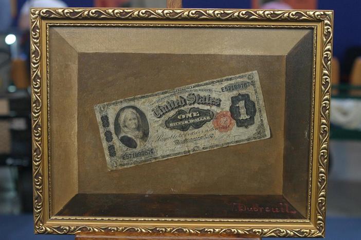 Appraisal: Victor Dubreuil Oil Painting, ca. 1891.