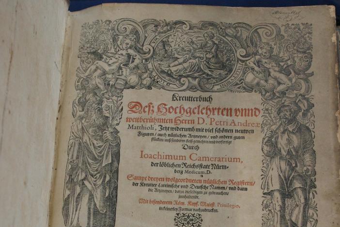 Appraisal: 1586 Mattioli German Ed. "Herbal" Book