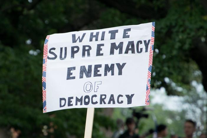 The panelists discuss race in America.