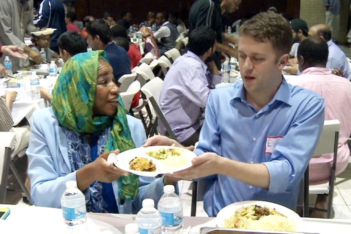 Non-Muslims are invited to join iftar dinners and learn about Islam at a Virginia mosque.