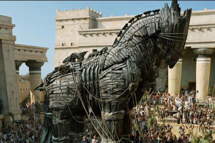 Uncover evidence that could explain how ancient Greeks got inside the walls of Troy.