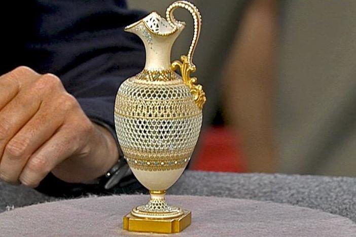 Appraisal: Royal Worcester George Owen Ewer, ca. 1897, from Vintage Des Moines.