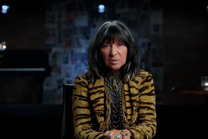 "Who's responsible for war?" wonders Buffy Sainte-Marie in "Universal Soldier."